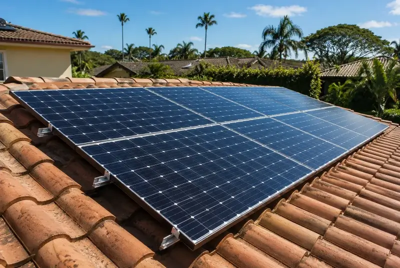 Installation de panneaux solaires à Illies
